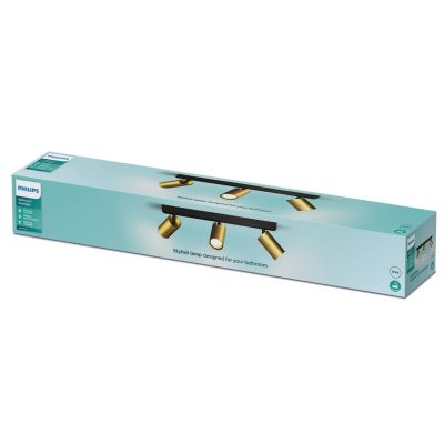 5. Philips Idris 3 x Ceiling/Wall Spotlight