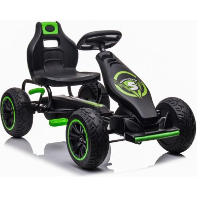 12. ENERO 18 PEDAL GO-KART BLACK AND GREEN