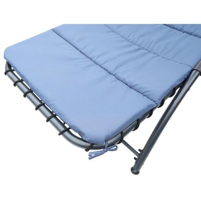 19. BERGAMO DECHAIR WITH UMBRELLA 200x125x180CM NAVY BLUE