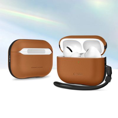 9. Tech-Protect NaturalFit Case for AirPods Pro 3 - Brown
