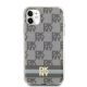 3. DKNY IML Checkered Mono Pattern & Printed Stripes MagSafe case for iPhone 11 / Xr - beige