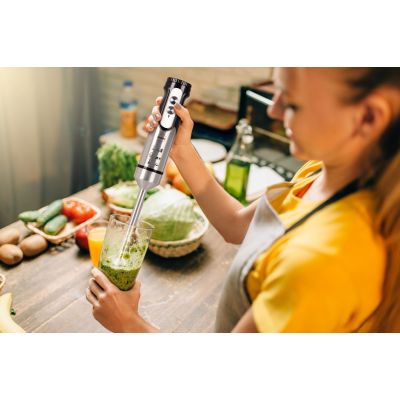 11. ELDOM MULTIFUNCTIONAL BLENDER BL250 VEXI 800W BLACK-SILVER METAL CHOPPING TIP, CONTAINER WITH CHOPPER KNIFE