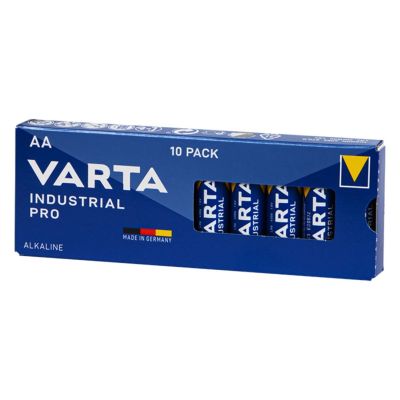 3. VARTA ALKALINE BATTERY LR6 AA INDUSTRIAL 10 PCS VALUE PACK