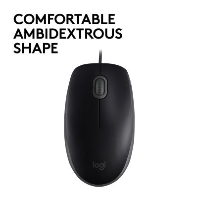 4. Logitech 910-005508 Mouse (Optical; 1000 DPI; Black)