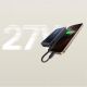13. Baseus Nomos 10000mAh 30W Qi2 Power Bank with MagSafe Compatible Stand with Built-in USB-C Cable - Black