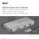 16. CLUB3D CSV-1594 USB 3.2 Gen 1 (3.1 Gen 1) Type-C Docking Station Black, Gray