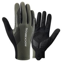 Rockbros cycling gloves spring/summer/autumn, full, size: L - green
