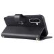 5. Samsung Galaxy A37 5G Leather Wallet Case with Stand and Shoulder Strap - Black