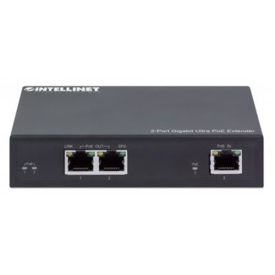 5. Intellinet 561600 Network Extender Network Transmitter Black 10, 100, 1000 Mbit/s
