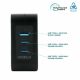3. Mobilis Charger 100W 2USB C 1USBA GaN cable 100W Laptop, Smartphone, Tablet Black Alternating Current Internal