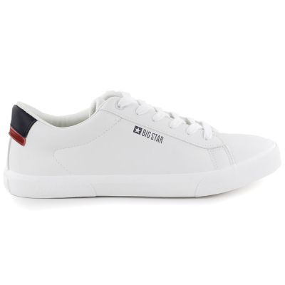 2. Men's low-top sneakers, eco-leather, white, Big Star TT174001