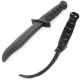 Rubber training knife mock knife, black - ARW-5051