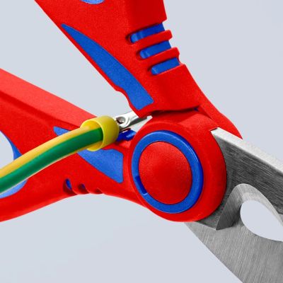 6. Knipex 95 05 10 SB Electrician's Scissors