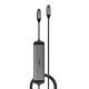 2. Lindy 43326 Docking Station Wired USB 3.2 Gen 1 (3.1 Gen 1) Type-C Black, Gray