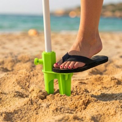 8. UMBRELLA BASE 28CM GREEN