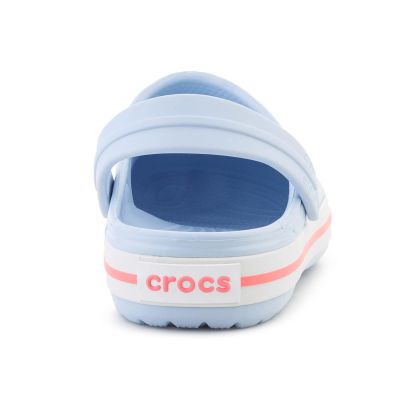 5. CROCS CROCBAND KIDS CLOG BLUE FROST/GUAVA 207006-4XQ