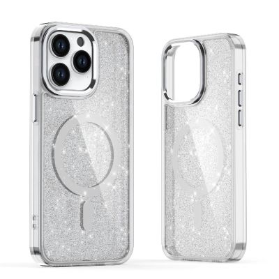 Glitter Case with MagSafe for Samsung Galaxy A16 5G - White
