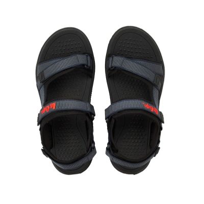 5. Lee Cooper men's shoes velcro sandals for summer beach light blue black