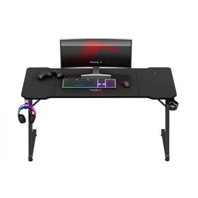 4. Huzaro Hero 3.3 Black Gaming Desk