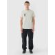 6. Men's regular printed T-shirt 4F 4FRAW24TTSHM2603-47S