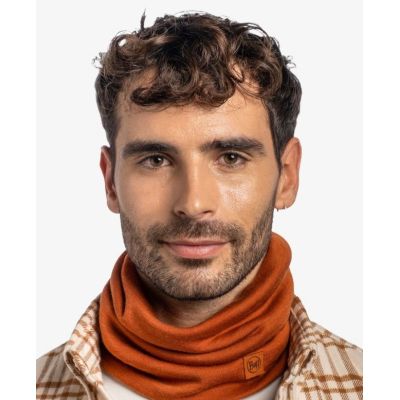 3. BUFF MERINO HEAVYWEIGHT NECK WARMER SOLID CINNAMON bandana
