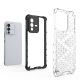 19. Honeycomb case armored cover with a gel frame for Vivo V23 5G transparent