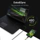 4. GREEN CELL KABGC05 CABLE GREEN CELL GC RAY USB - LIGHTNING 120CM, WHITE LED, FAST CHARGING
