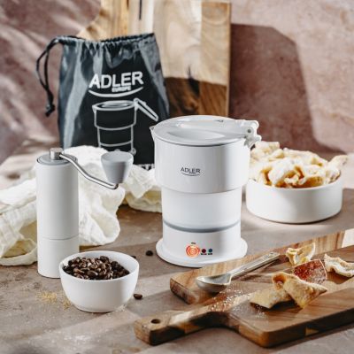 14. Silicone kettle ADLER AD 1377w white