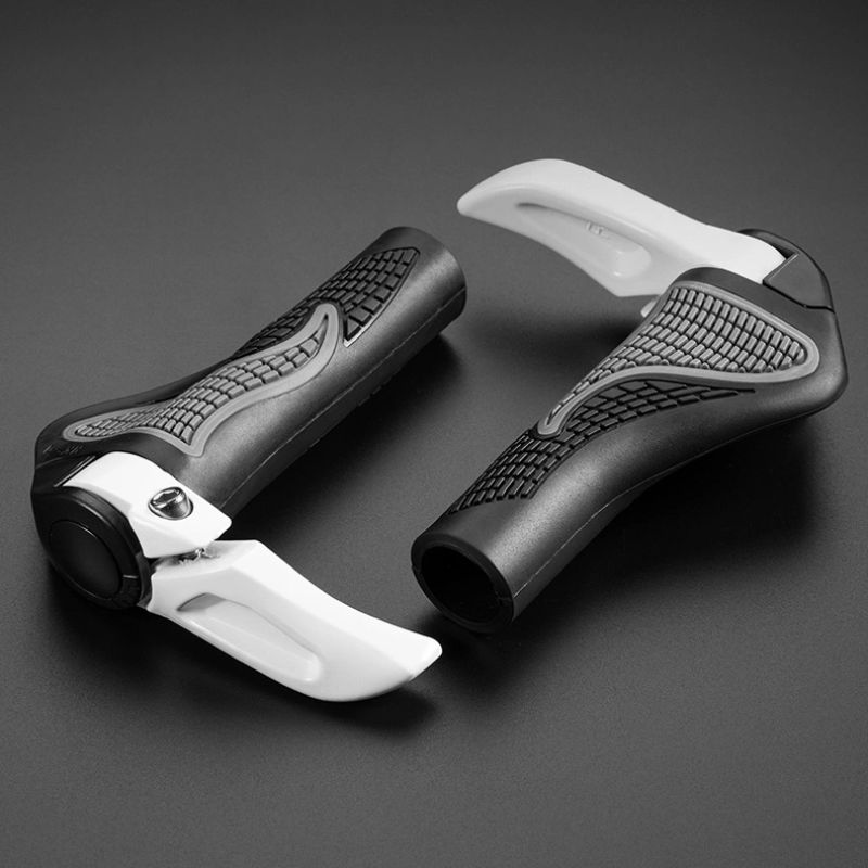 6. Rockbros BT1007W Bicycle Holder Set with Horns - White