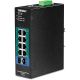6. TRENDnet Switch 10-port industrial Gbit PoE+ L2 metal IP30