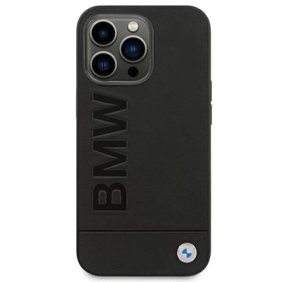 3. Case BMW BMHCP14XSLLBK iPhone 14 Pro Max 6.7 "black / black Leather Stamp