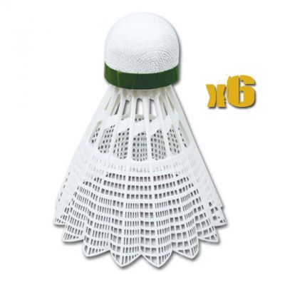 2. Plastic badminton shuttlecocks-6pcs / AIR TEC 83431