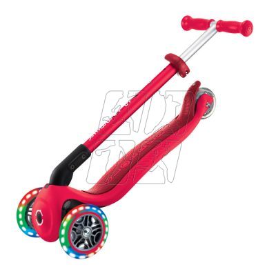 28. Globber Primo Foldable Lights 3-Wheel Scooter 432-102-2 New Red