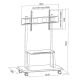 3. TECHLY MOBILE TV STAND LED/LCD/PDP 55-120 INCHES 1