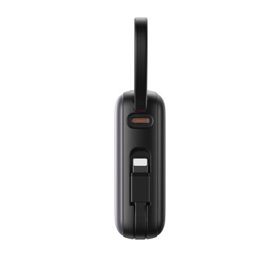 5. Joyroom JR-PBF27 10000mAh 22.5W Powerbank with Built-in USB-C and Lightning Cables - Black