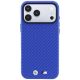 3. BMW M Carbon Metal Logo MagSafe Case for iPhone 17 Pro Max / 18 Pro Max - Blue