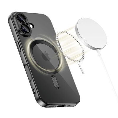 2. Tech-Protect MagFlex MagSafe Case for iPhone 17 - Clear Black