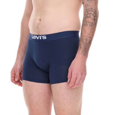 2. Levi's Men's Boxers 3-Pack Navy Blue Cotton Boxer Briefs