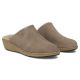 4. Filippo DK7567 Taupe Leather Wedge Sandals