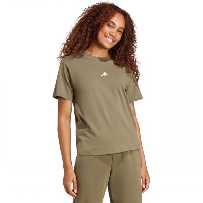 2. adidas Essentials Small Logo Cotton T-shirt W JI6074