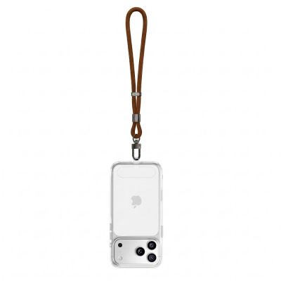 4. Tech-Protect C11S Rope Wrist Strap for Phone - Brown