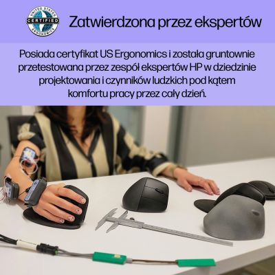 13. HP 920 Ergonomic Vertical Mouse Black Wireless Black