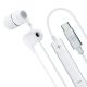 13. USB-C 3mk Wired Headphones - white