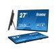 3. iiyama ProLite T2755MSC-B1 computer monitor 68.6 cm (27") 1920 x 1080 px Full HD LED Touchscreen Blade Black