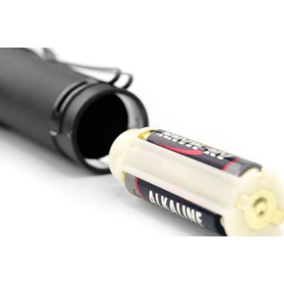 9. Ansmann T600FRB Black LED Hand Flashlight