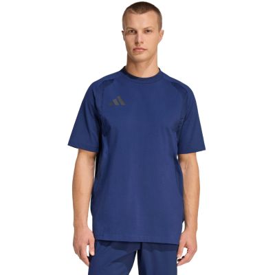 Men's adidas Tiro 26 Travel Tee Navy Blue KD1119