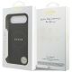 8. Guess Saffiano Classic Logo MagSafe case for iPhone Air - black