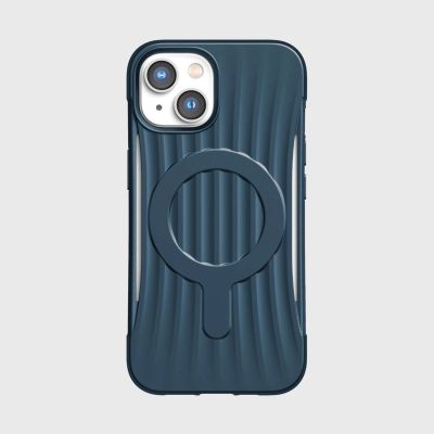 2. Raptic X-Doria Clutch Case iPhone 14 with MagSafe back cover blue