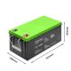 4. QOLTEC GEL BATTERY 12V | 200AH | GEL