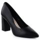 Black pumps with pointed toe, black Sergio Leone PB216